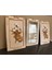 Dekoratif 3 Lü Duvar Tablosu Büyük( 50X33CM ) El Yapımı Dekoratif Seramik Duvar Tablosu 2