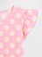 Kız Bebek Açık Pembe Fırfır Kollu T-Shirt 2