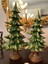 Yeni Yıl Büyük Çam Ağacı 50 cm ve 35 cm 2li Set , Noel Çam Ağacı Set 2