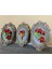 Çiçekli Dekoratif Duvar Tablo 3 Lü Set 2