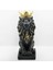 Aslan Kral Lion Heykeli Siyah-Gold 1