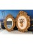 Çiçek ve Ayna Detaylı Tablo 3 Lü Set 42CM 4