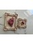 Çiçekli Duvar Masa Tablo 2 Li Set Büyük 22CM Küçük 14CM 1