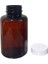 250 ml Kahverengi Tablet Şişesi Beyaz Kapak, 12 Adet, Tablet Şişesi, Ecza Şişesi, Kozmetik Şişe 2