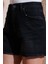 Streç Pamuklu Mom Fit Yüksek Bel Mini Kot Short Bayan Short 25Y0188K1 5