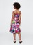 Kız Çocuk Çiçek Desenli Kids Smocked Ruffle Midi Elbise 4