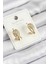 Xuping Zirkon Taşlı Damla Model Gold Renk Kadın Küpe 1