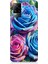 Vivo V21E Uyumlu Gökkuşağı Renkli Güller Desenli Silikon Kılıf 1