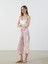 Yeni Sezon Beli Lastikli Cicekli Kadin Kapri Pijama Alti - S5H123Z8 1