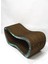 Kedi Tırmalama Kanepesi Karton Kedi Tırmalama Yatay Tırmalama- Large (59X24X26 Cm)- 3D Zümrüt Desen 3