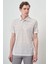 Erkek Gri Trend Dinamik Fit Polo Yaka T-Shirt 3