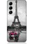 Vivo V30 Lite Uyumlu Yağmurda Eyfel ve Scooter Desenli Silikon Kılıf 1