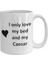 Print Dore Caesar Lover Kupa - Köpek Kuş Evcil Hayvan Adı - Love My Caesar Adı Kahve - Ingiliz 1
