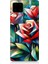 Vivo V30 Uyumlu Soyut Origami Gül Deseni Desenli Silikon Kılıf 1
