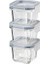 365+ Kapaklı Gıda Kabı, Kare/cam 180ML, 3'lü Set 1