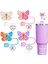 Quencher Uyumlu Charm'lı Kelebek Pipet Tıpası Quencher Pipet Tıpası Kelebek Pipet Kapağı 4