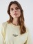 Yeni Sezon Bisiklet Yaka Paris Baskili Oversize Kadin Tisort - S5PM55Z8 1