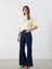 Yeni Sezon Bisiklet Yaka Paris Baskili Oversize Kadin Tisort - S5PM55Z8 2