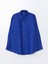 Yeni Sezon Oversize Keten Kadin Gomlek - S5JV61Z8 5