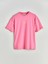 Yeni Sezon Bisiklet Yaka Paris Baskili Oversize Kadin Tisort - S5PM55Z8 5