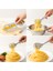 Paslanmaz Çelik Spagetti Maşası + Ölçü Aparatı Seti | Makarna Porsiyonlayıcı & Servis Maşası Çelik Renkli 2li Set Bir Arada 4