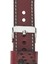 Apple Watch Uyumlu Deri Kordon 42-44-45MM SM25 Bordo 4