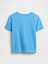 Erkek Bebek Mavi Gap Logo Grafikli T-Shirt 3
