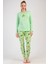 Pamuklu Kadın Uzun Kol Tayt Pijama Takım , 502033 1