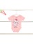 Kız Bebek Çocuk Zıbın Body Kedi Baskılı 1