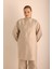 Yakası Fermuarlı Keten Tencel Tunik 1
