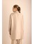 Yakası Fermuarlı Keten Tencel Tunik 6