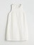 Lcw Vision Halter Yaka %100 Keten Mini Elbise (S5) 5