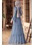 Damla Abiye Indigo ISR818 4
