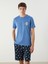 Yeni Sezon Standart Kalip Erkek Sortlu Pijama Takimi - S5LS92Z8 1