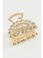 Oval Taşlı Metal Mandal Toka 4,5 cm 1