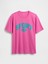 Erkek Pembe Gap Logo Sport Relaxed T-Shirt 2