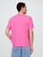 Erkek Pembe Gap Logo Sport Relaxed T-Shirt 4