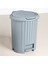 Bas Aç Kapaklı Çöp Kovası - Click Kapak Pedallı Çöp Kovası Banyo Mutfak Çöp Kovası 12 Litre Gri 1