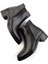 Siyah Leather Kadın Bot & Bootie K02028127203 2