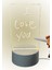 LED Çizim Tableti Gece Lambası Kafe Sunum LED Işıklı Mini Yazı Tahtası Özel Kalemli 5