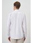 Erkek Beyaz Pamuk Trend Slim Fit Dar Kesim Non Iron Gömlek 5