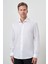 Erkek Beyaz Pamuk Trend Slim Fit Dar Kesim Non Iron Gömlek 1