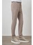 Erkek Vizon Trend Tam Lastikli Slim Fit Pantolon 3