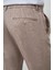 Erkek Vizon Trend Tam Lastikli Slim Fit Pantolon 4