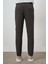 Erkek Haki Trend Slim Fit Tam Lastik Pantolon 4
