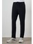 Erkek Lacivert Trend Slim Fit Ipli Jogger Pantolon 3