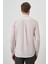 Erkek Bej Keten Trend Dynamic Fit Düğmeli Yaka Gömlek 4