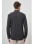 Erkek Siyah Pamuk Trend Slim Fit Sert Yaka Gömlek 4