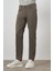 Erkek Haki Pamuk 5 Cep Slim Fit Jean Kot Pantolon 3
