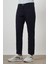 Erkek Lacivert Pamuk 5 Cep Slim Fit Jean Kot Pantolon 3